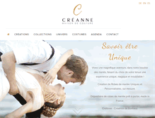 Tablet Screenshot of creanne.com